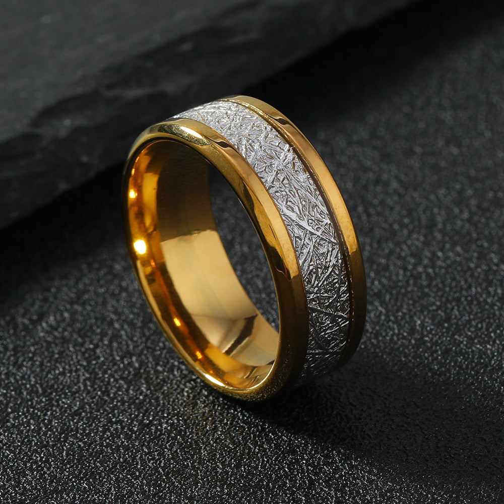 Cosmic Forge - Silver Plated Mens Statement Ring