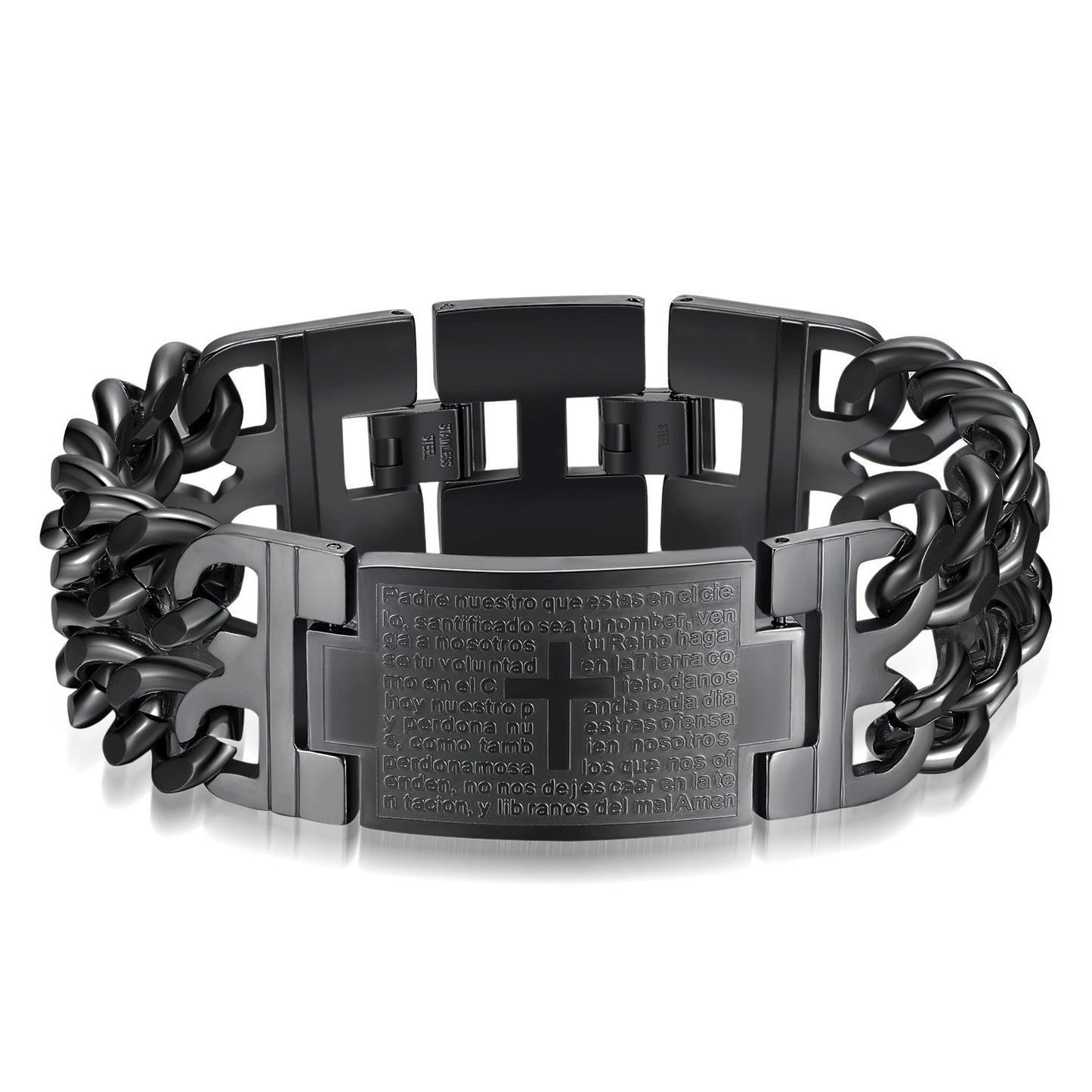 Valor Creed – Silver-Plated Cuban Link Bracelet
