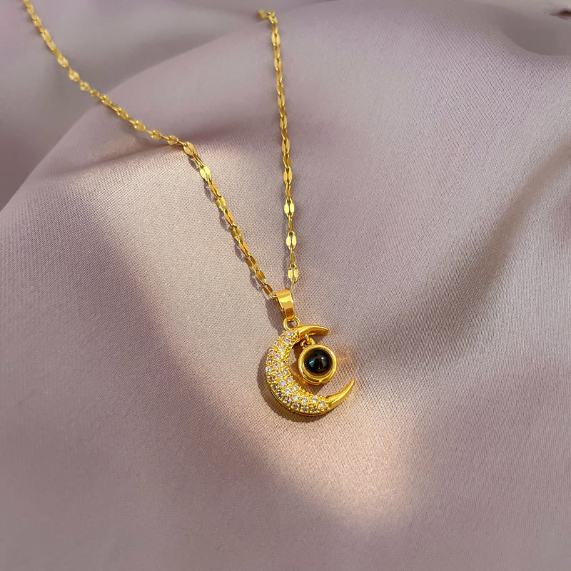 Moonlight Éternelle - Gold Custom Necklace