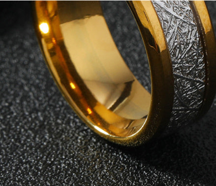Cosmic Forge - Silver Plated Mens Statement Ring