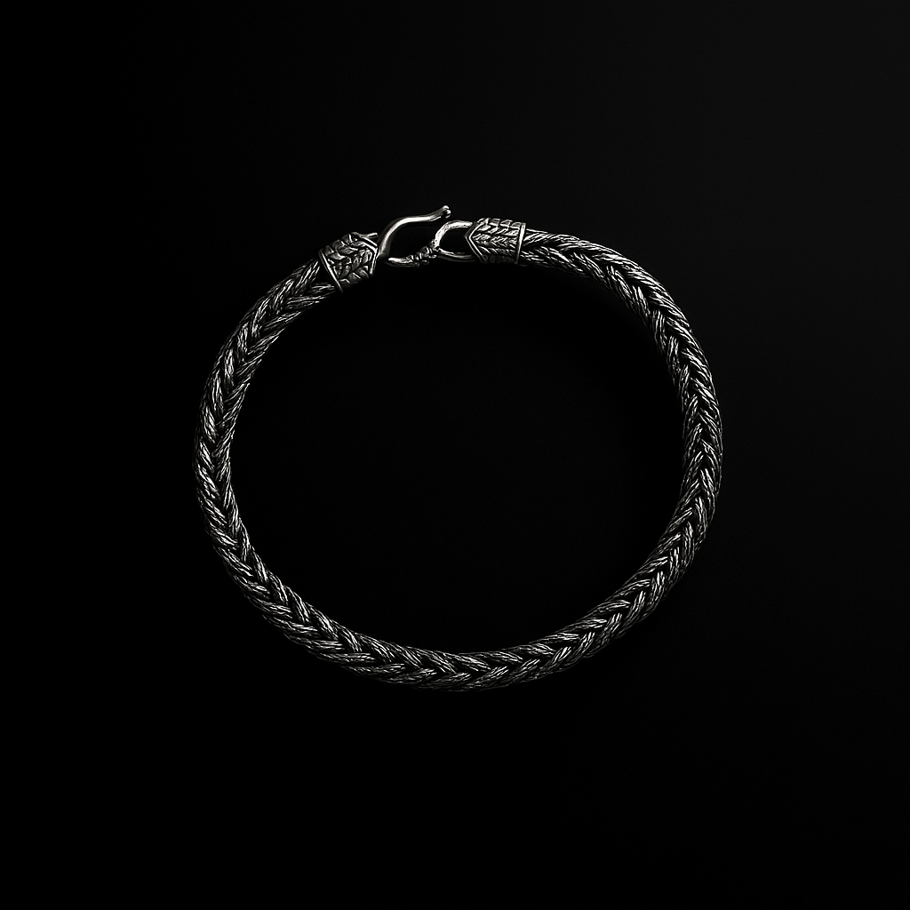 Titan Weave – S925 Sterling Silver Men’s Bracelet