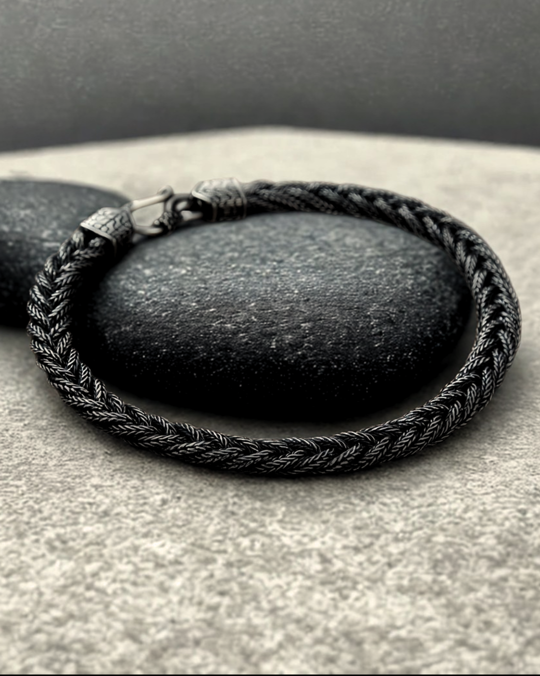 Titan Weave – S925 Sterling Silver Men’s Bracelet