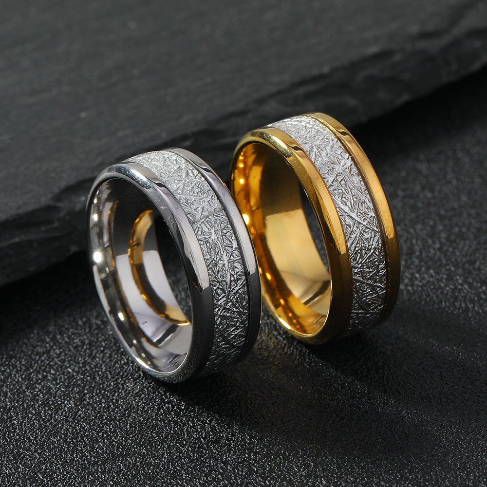 Cosmic Forge - Silver Plated Mens Statement Ring
