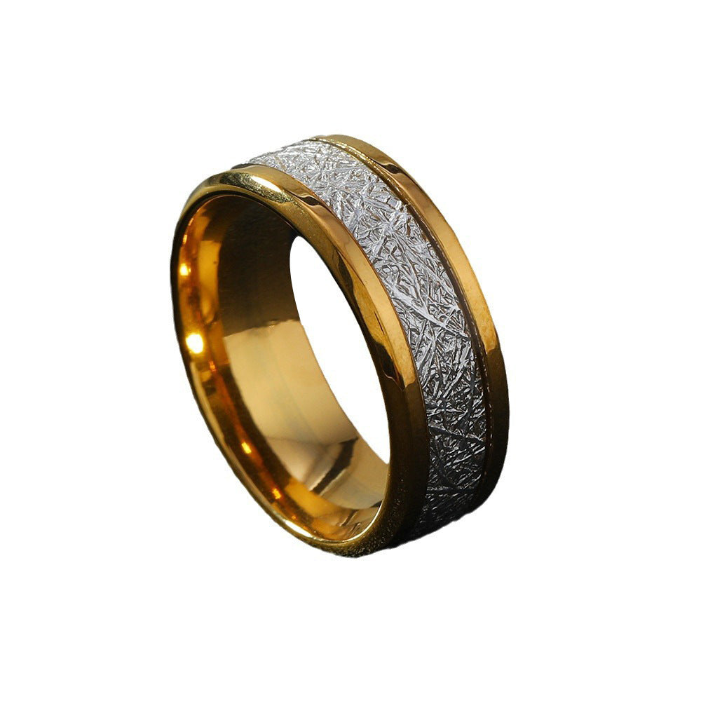 Cosmic Forge - Silver Plated Mens Statement Ring