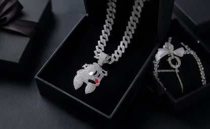 Street Luxe – Luxury Hip Hop Rabbit Pendant Cuban Necklace