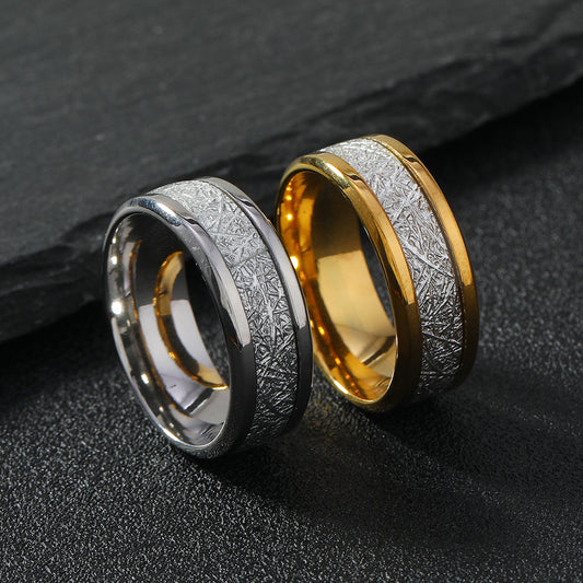Cosmic Forge - Silver Plated Mens Statement Ring